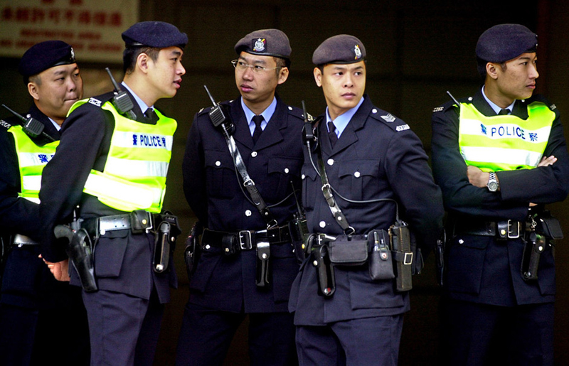 香港警察服装 香港警察服装画法