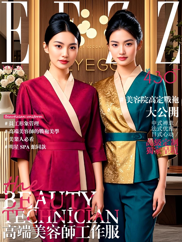 高端美容师工装指南！按摩女技师爆款制服图鉴