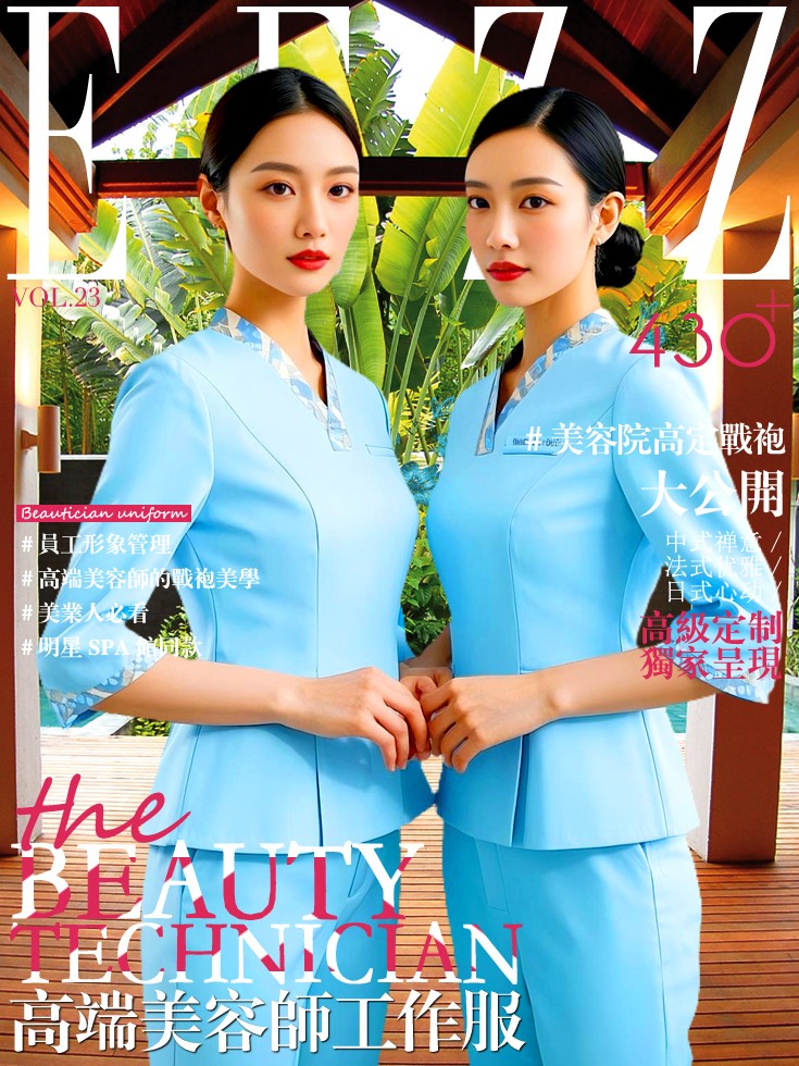 高端美容师工装指南！按摩女技师爆款制服图鉴