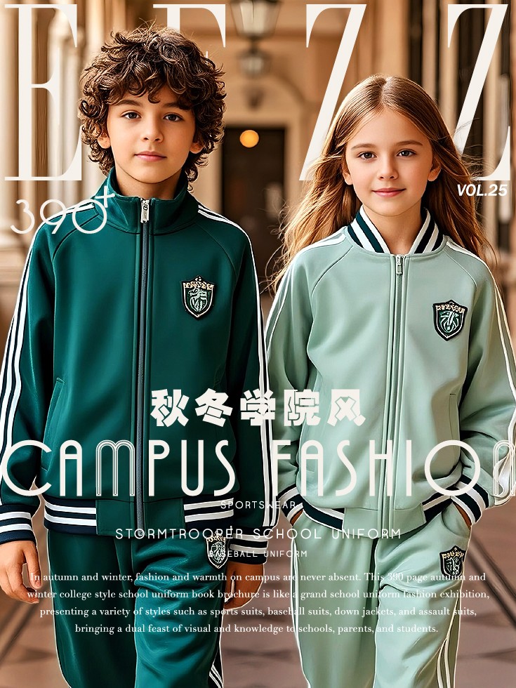 秋冬学院风校服典藏画册，秋冬校服设计，秋冬校服定制