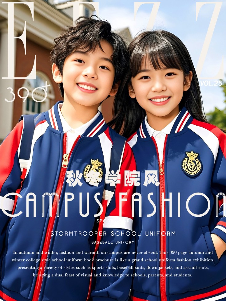 秋冬学院风校服典藏画册，秋冬校服设计，秋冬校服定制