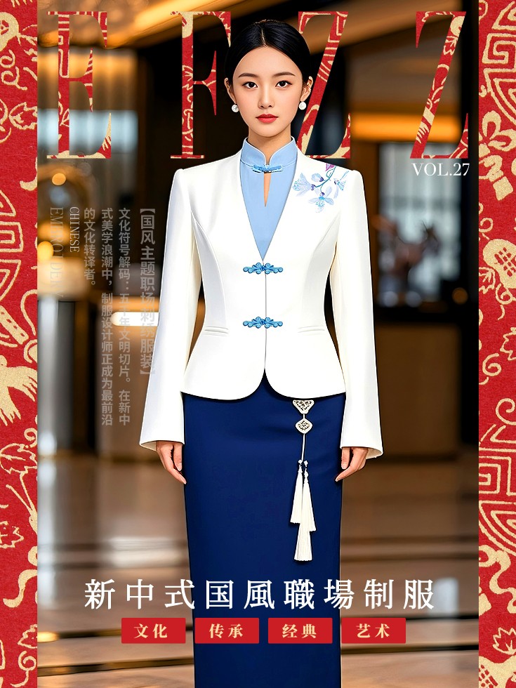 当传统邂逅职场：新中式国风职场工作服图鉴