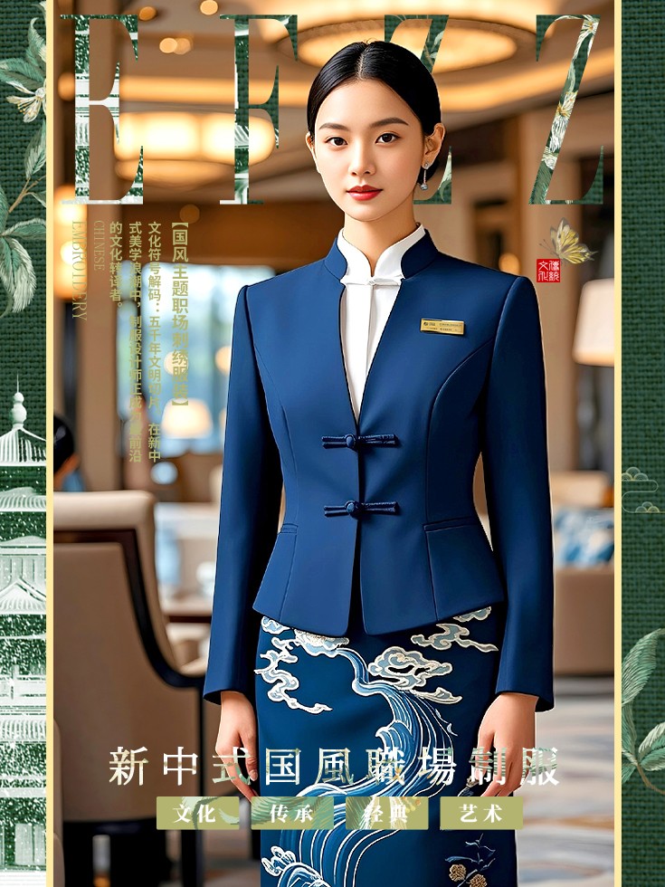 传统元素现代化：新中式国风职场工作服图鉴二