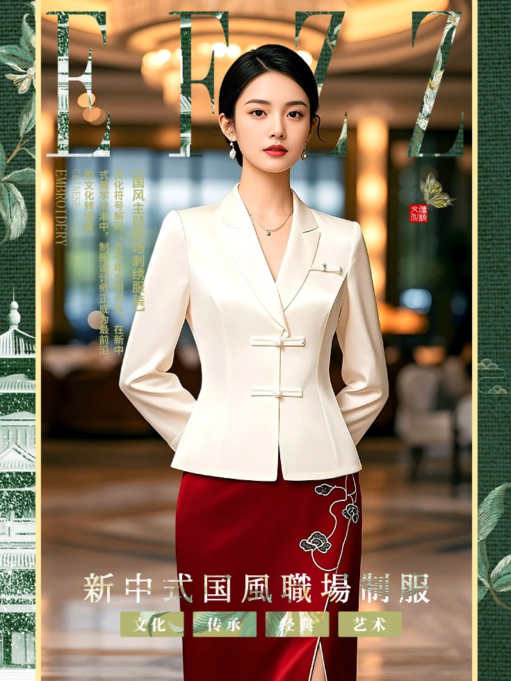 传统元素现代化：新中式国风职场工作服图鉴二