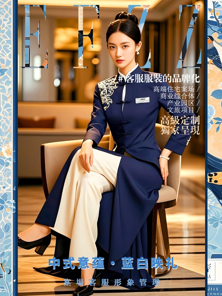 案场客服工作服定制形象管理，案场客服制服定制画册