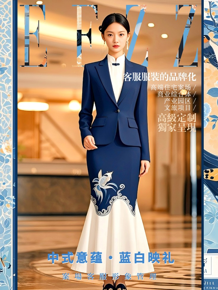 案场客服工作服定制形象管理，案场客服制服定制画册