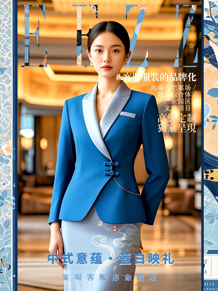 案场客服工作服定制形象管理，案场客服制服定制画册