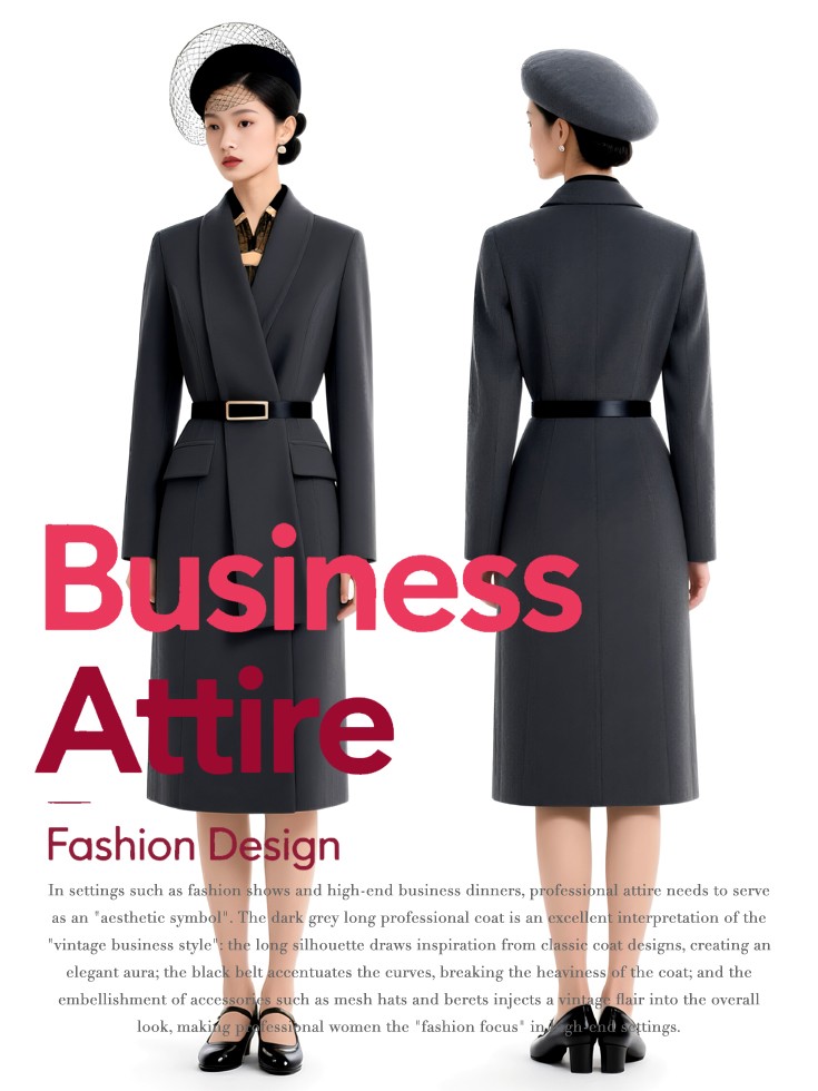 时尚女职业装定制图鉴：高端服务行业的形象密码!