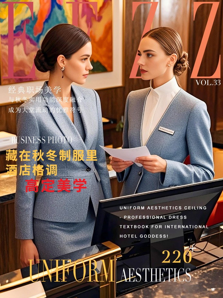 国际酒店大堂前台女接待-高端职业装秋冬定制款图鉴