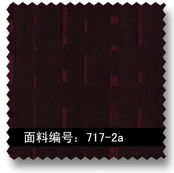 紫红色双面条面料 717-2a