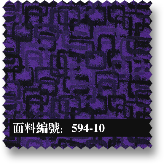 紫色时尚小圈提花布料594-10
