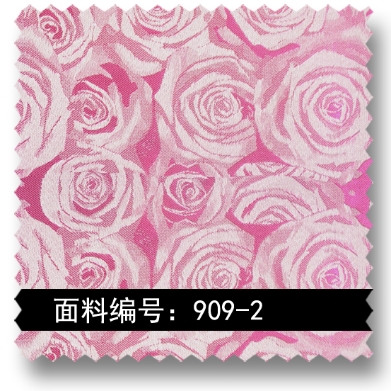 立体玫瑰花高密色织提花面料 909-2
