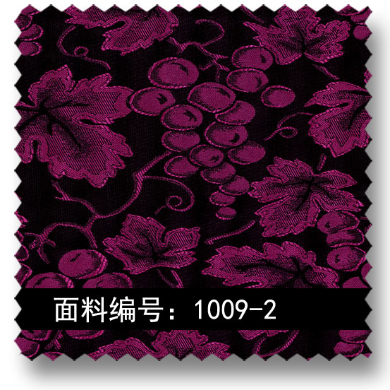 葡萄筋叶高密色织提花面料 1009-2