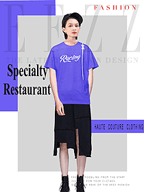 新款短袖女款快餐店服务员制服设计图254