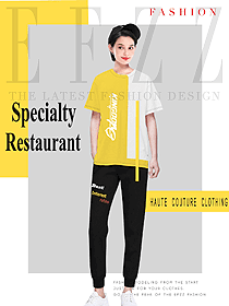 新款女款快餐店服务员制服设计图256
