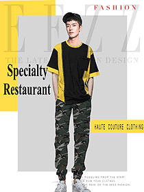 新款短袖男款快餐店服务员制服设计图280