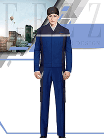 原创制服设计春秋工程服款式设计图1254