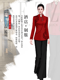 新中式中餐服务员制服设计图2194
