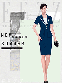 新款女职业装夏装服装款式图1146