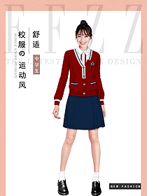 时尚学生服校服设计图337