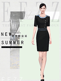 新款女职业装夏装服装款式图1178