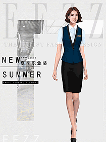 女职业装夏装制服设计图1181