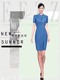 女职业装夏装制服设计图1207