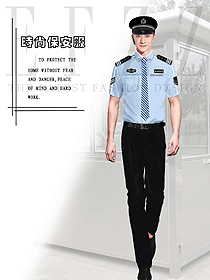 原创制服设计短袖保安服设计图431