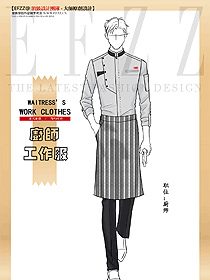 日韩料理厨师服装设计图578
