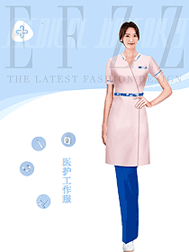 日本医院护士服装定制设计图