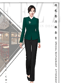 朝鲜族餐厅女服务员制服设计图531