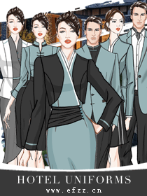 高端简约四季酒店工作服定制设计系列案例