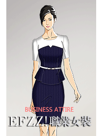 时尚职业装商务办公女装设计系列图
