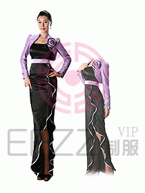 西餐咨客服装053