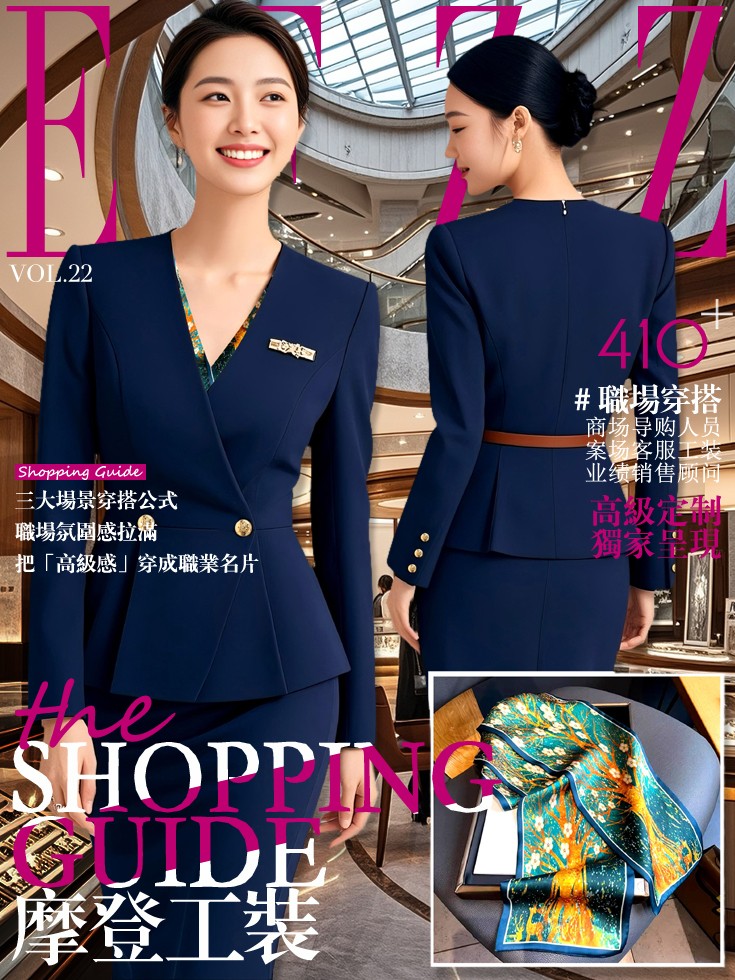 EFZZ时尚导购销售职业套装设计画册：职场穿搭全场景制服图鉴