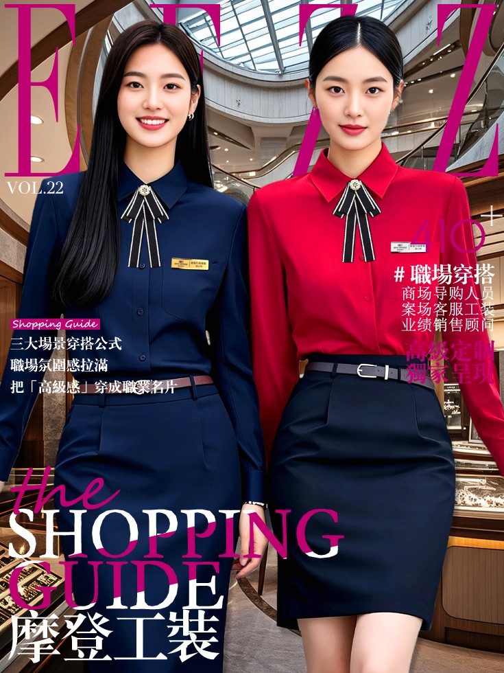 EFZZ时尚导购销售职业套装设计画册：职场穿搭全场景制服图鉴