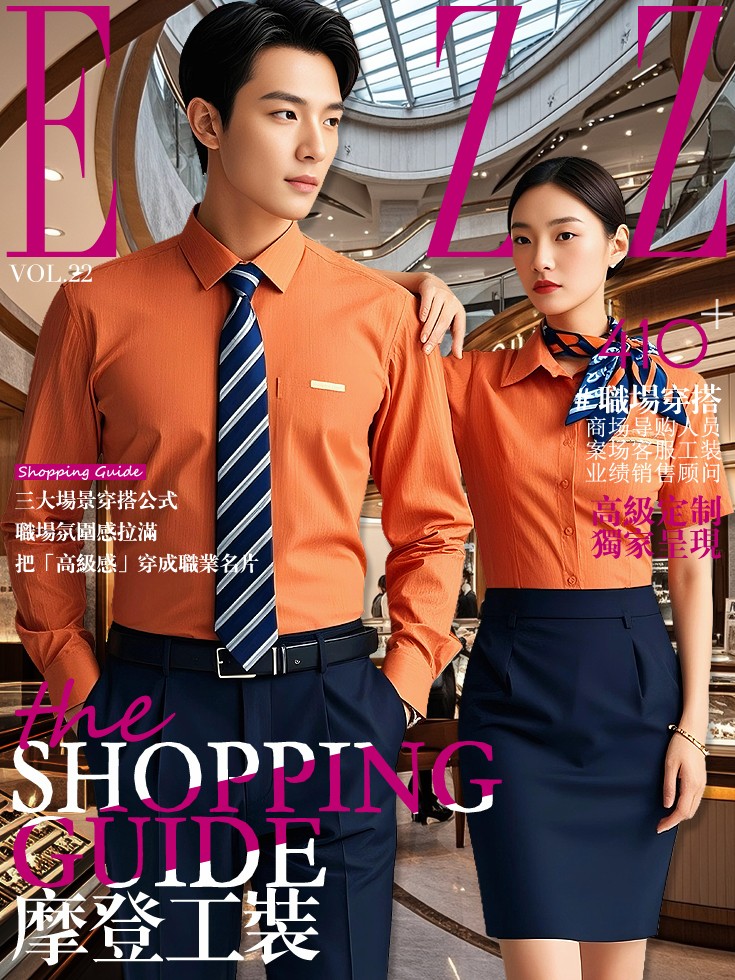 EFZZ时尚导购销售职业套装设计画册：职场穿搭全场景制服图鉴