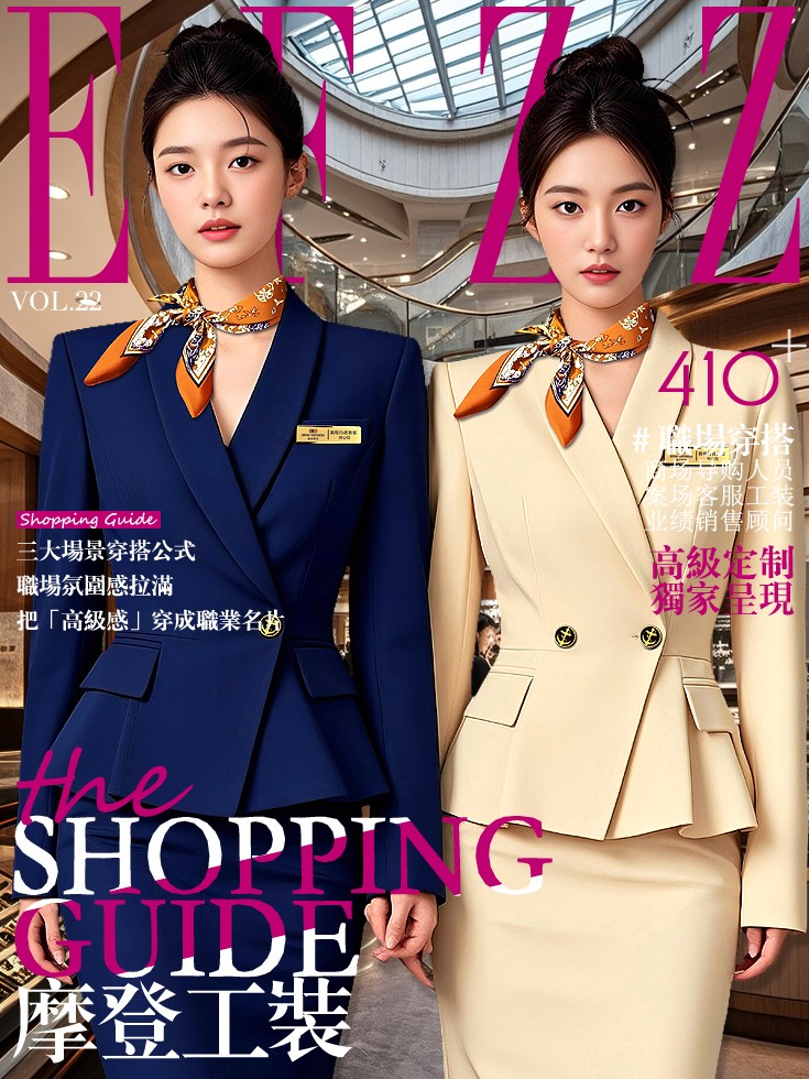EFZZ时尚导购销售职业套装设计画册：职场穿搭全场景制服图鉴