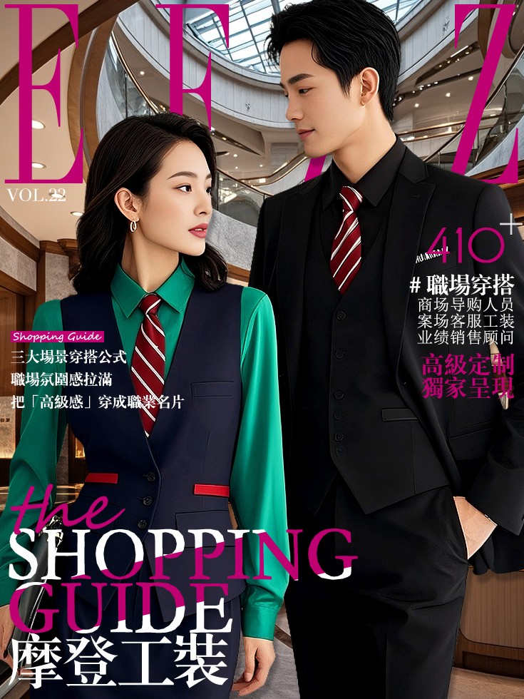 EFZZ时尚导购销售职业套装设计画册：职场穿搭全场景制服图鉴