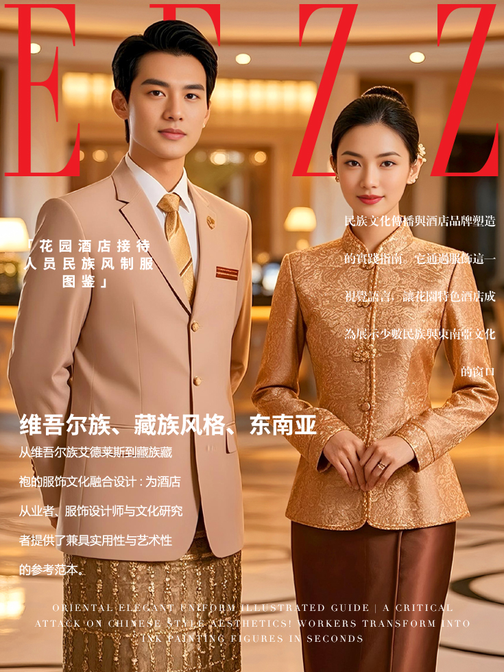 花园酒店接待人员民族风制服——东南亚、维吾尔族、藏族风格经典图鉴