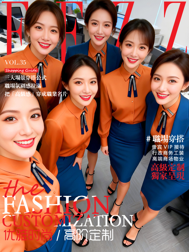 商务职场接待工作制服画册：裁一袭职业装，筑企业形象基石