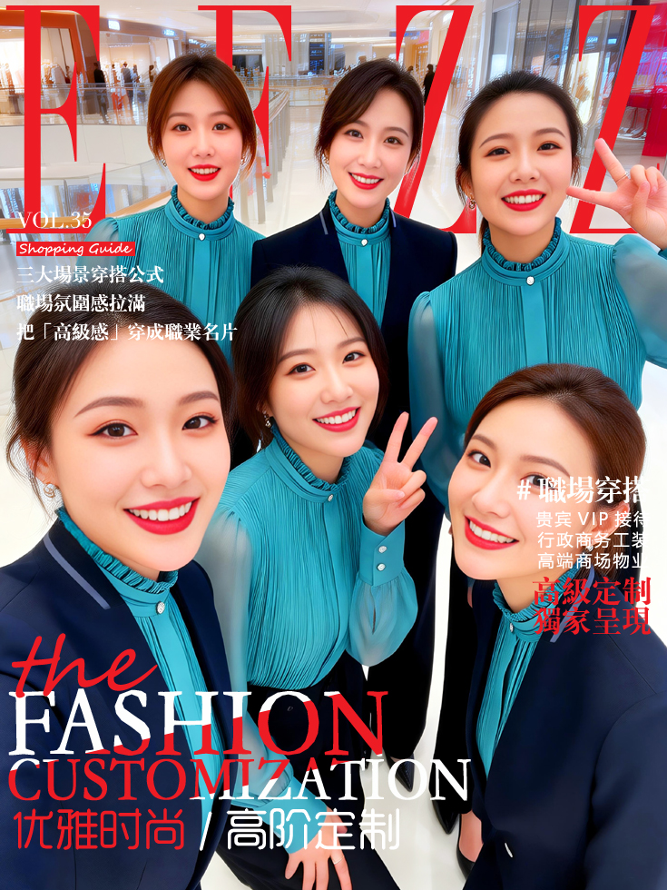 商务职场接待工作制服画册：裁一袭职业装，筑企业形象基石