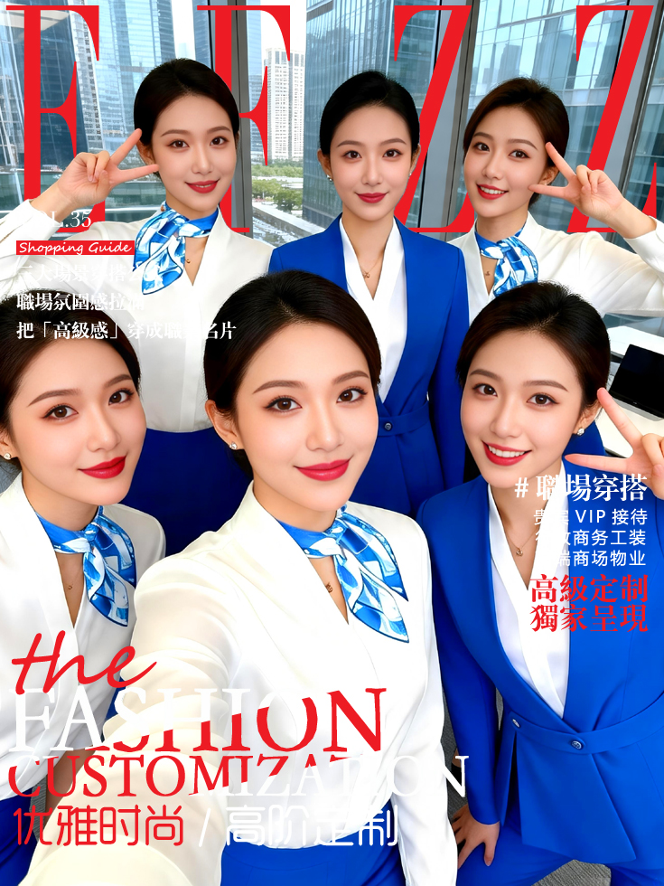 商务职场接待工作制服画册：裁一袭职业装，筑企业形象基石