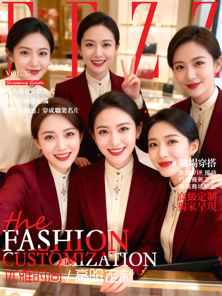 商务职场接待工作制服画册：裁一袭职业装，筑企业形象基石