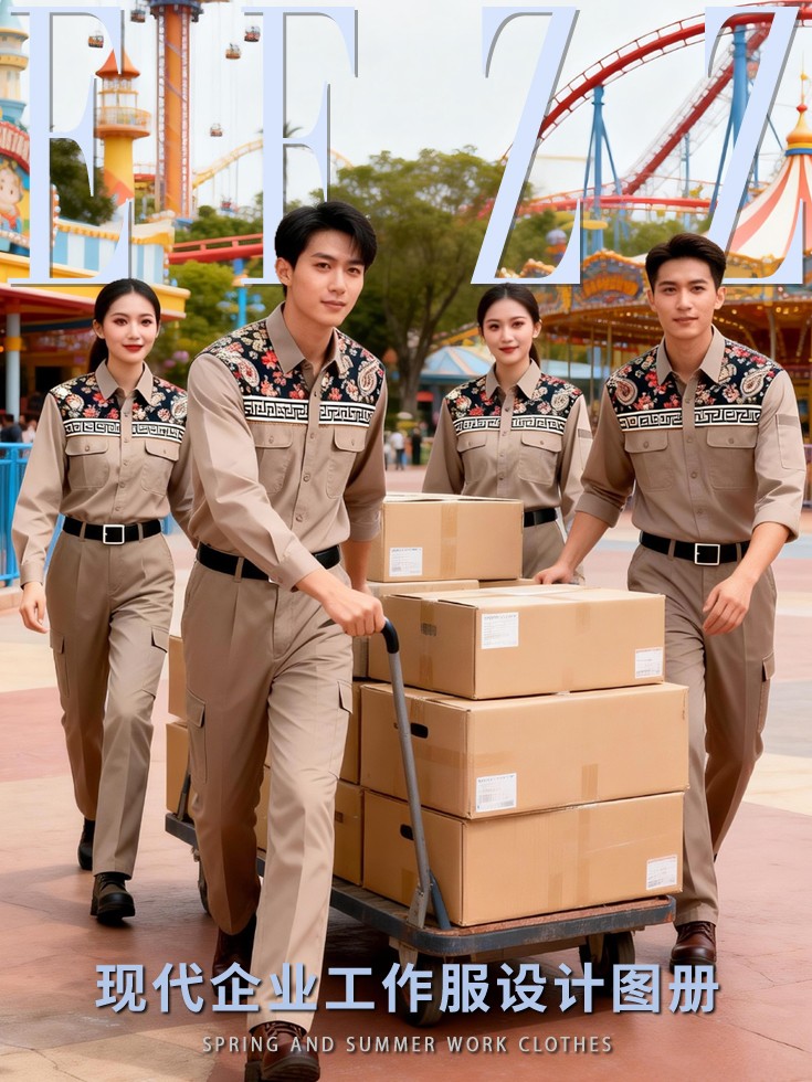 现代企业工作服图册