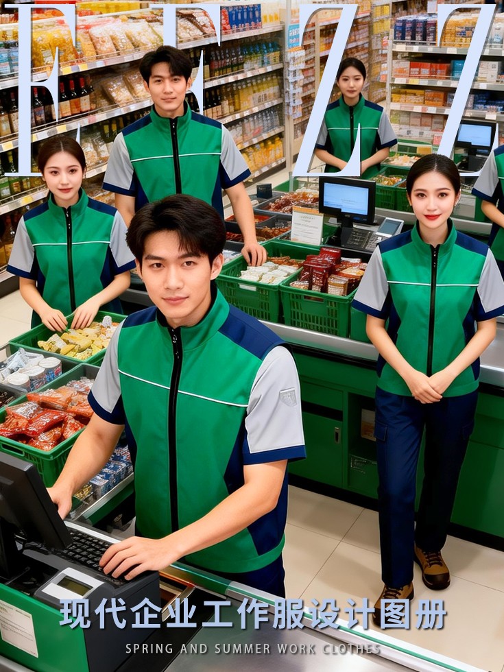 现代企业工作服图册