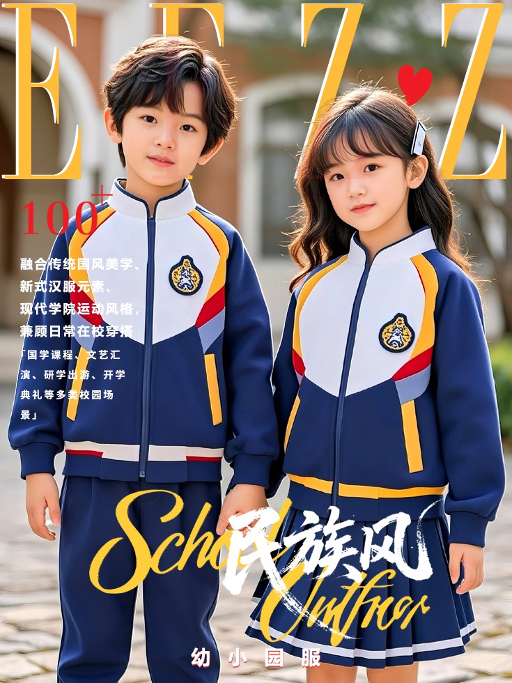 承韵国风・童心雅集—新中式民族风小学与幼儿园全套校服定制图鉴