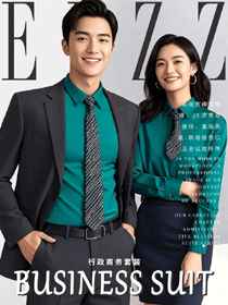 高端定制西装来袭-男女客服销售的形象高清组图