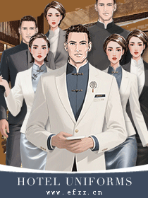 顶级会所会议中心工作人员服装手绘设计方案