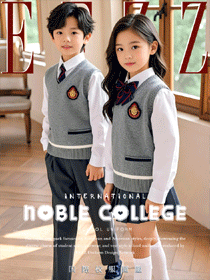 英伦西装校服与针织校服的碰撞，演绎校园贵族学院风案例图鉴
